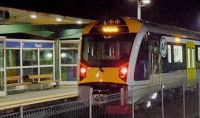 Electric trains testing on the western line