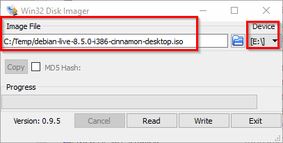 Win32 Disk Imager