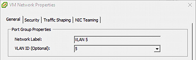 VLAN setting