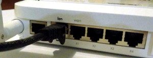 SonicWALL LAN port