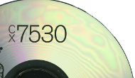 Removing interference patterns when scanning a CD