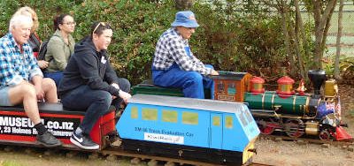 New Train Driver At Manukau Live Steamers
