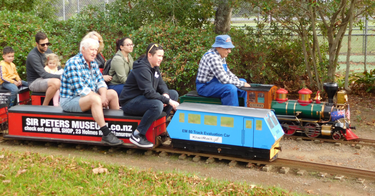 New Train Driver At Manukau Live Steamers